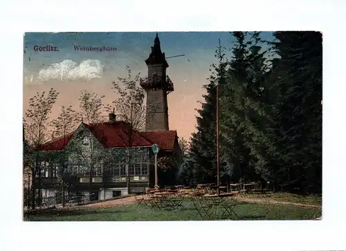 Ak Görlitz Weinberghaus 1921