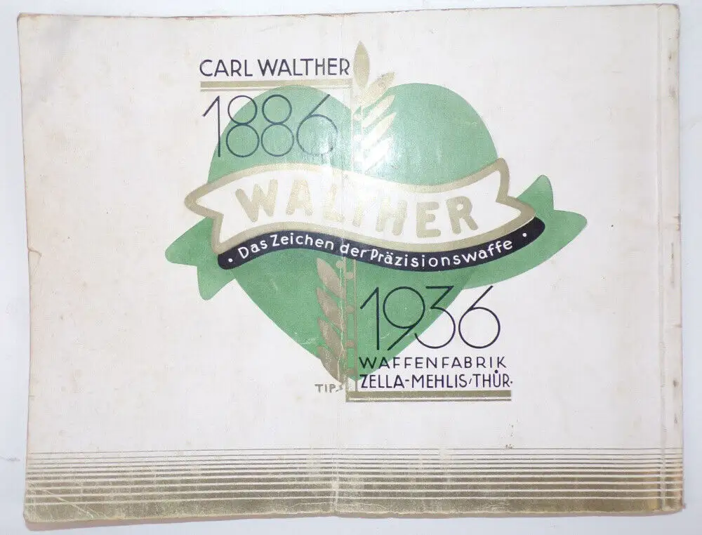 Waffen Katalog Walther Waffenfabrik Zella Mehlis 1936 3