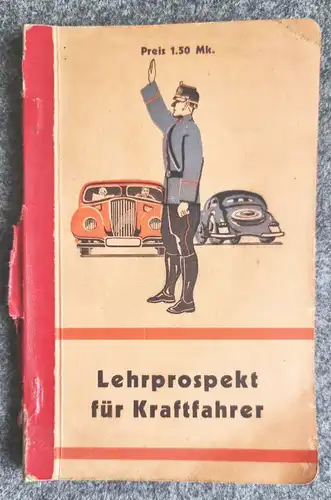 Lehrprospekt für Kraftfahrer Verkehrsverlag GmbH Remagen am Rhein DR