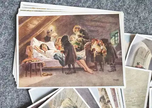 Sammelbilder 45 Stück Deutsche Märchen verschieden Bilder