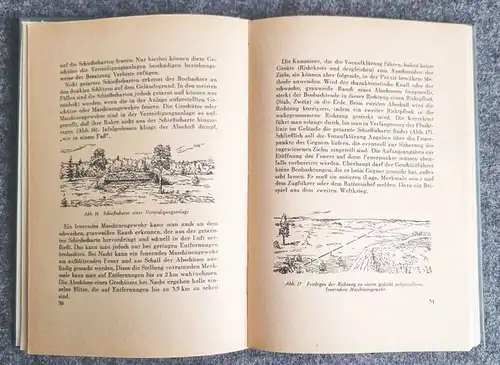 Das Schießen der Geschütze im direkten Richten 1957  I I Alexejew altes Buch