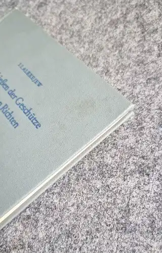 Das Schießen der Geschütze im direkten Richten 1957  I I Alexejew altes Buch