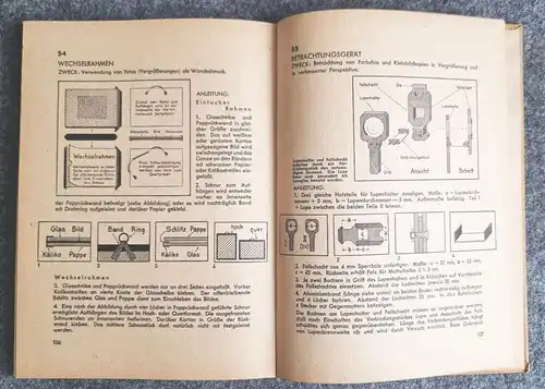 Fotogerät selbst gebaut von 1955 Lullack Dreizner 3 Auflage Fotokamera selber ba