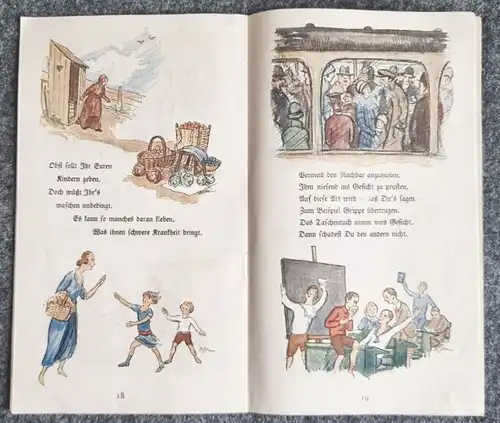 Reichs Gesundheits Woche 1926 Merkbüchlein für jedermann
