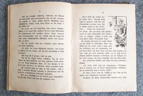 Karlchen Knirps Reisen und Abenteuer 2 Bände I und II 1922 alte Bücher