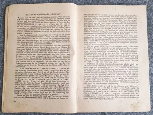 Wie lebt der Arbeiter und Bauer in Rußland und in der Ukraine 1920