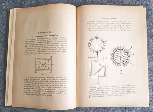 Die Schmierung leichter Verbrennungsmotoren 1920 altes Buch