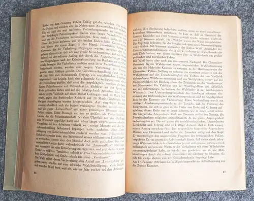 Die Chemnitzer Arbeiterbewegung unter dem Sozialistengesetz Buch 1954