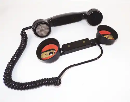 Altes Telefon Bakelit Sprechapparat Handtelefon Funk telephon