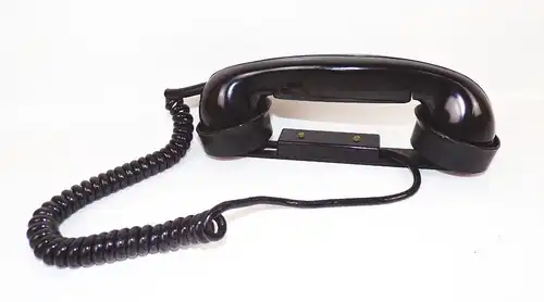 Altes Telefon Bakelit Sprechapparat Handtelefon Funk telephon