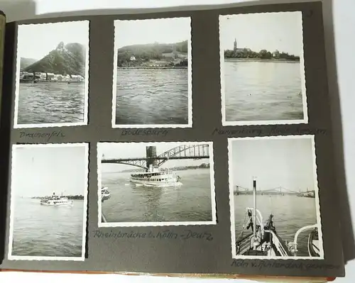 Fotoalbum Rheimdampfer Bad Wildungen Werder Rothenburg Eisbär Fotos 1935 