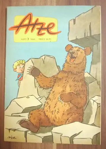 DDR Comic Atze Eine Heldentat 1963 Heft 3 DDR Kinder Comic Zeitschrift