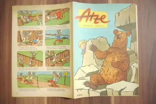 DDR Comic Atze Eine Heldentat 1963 Heft 3 DDR Kinder Comic Zeitschrift