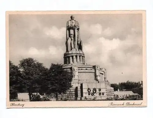 Ak Hamburg Bismarck Denkmal