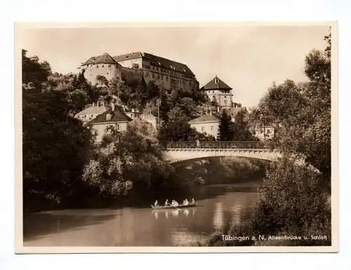 Ak Tübingen a. N.- Alleenbrücke und Schloss