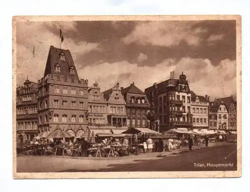 Ak Trier Hauptmarkt 1933