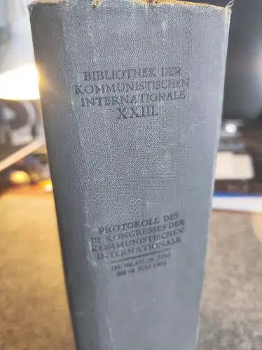 Bibliothek der Kommunistischen Internationale XXIII 1921