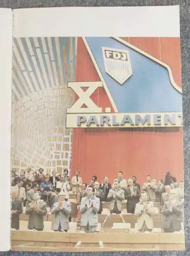 FDJ Vom X zum XI Parlament Junge Welt Berlin 1981 Broschüre
