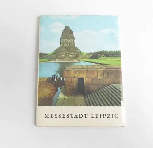 Bildermappe mit 6 Farbfotos Messestadt Leipzig DDR 1978