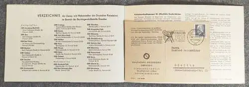 Sonderfahrten 1963 FDGB Reiseheft DDR mit Beilage