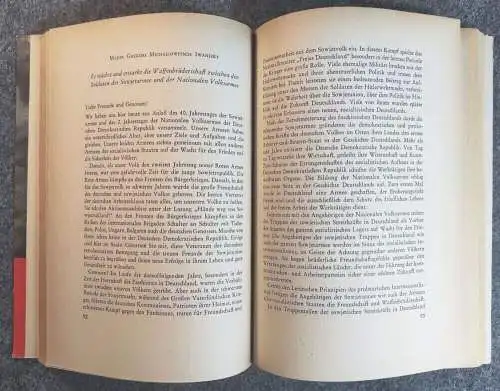 Buch Waffenbrüder 1958 zum 40 Jahrestag der Sowjetarmee