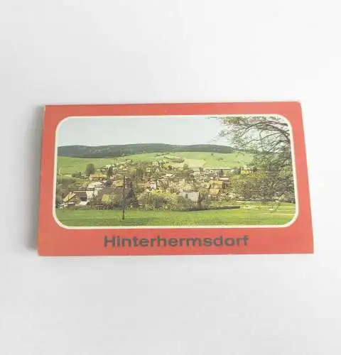 Hinterhermsdorf DDR Leporello 7 Bilder 1985