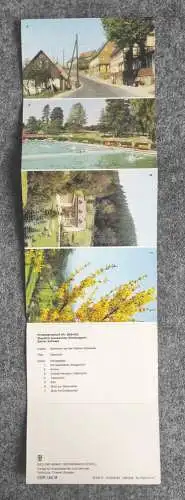 Hinterhermsdorf DDR Leporello 7 Bilder 1985