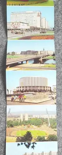 Leporello Dresden 10 Bilder DDR 1981