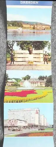 Leporello Dresden 10 Bilder DDR 1981