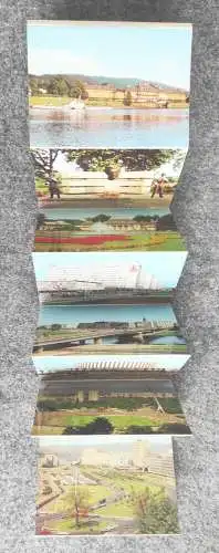 Leporello Dresden 10 Bilder DDR 1981
