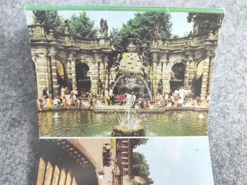 Leporello Zwinger Dresden 1984 DDR 11 Bilder