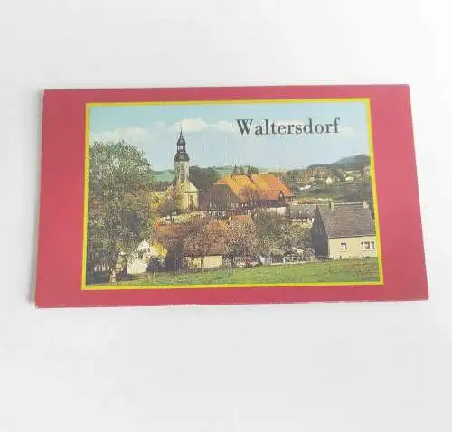 Waltersdorf 7 Bilder Leporello DDR 1985