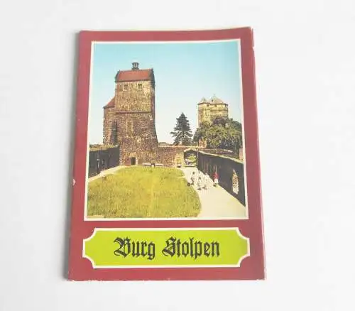 Leporello Burg Stolpen 10 Bilder 1984