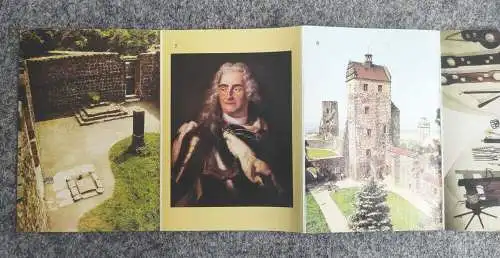 Leporello Burg Stolpen 10 Bilder 1984