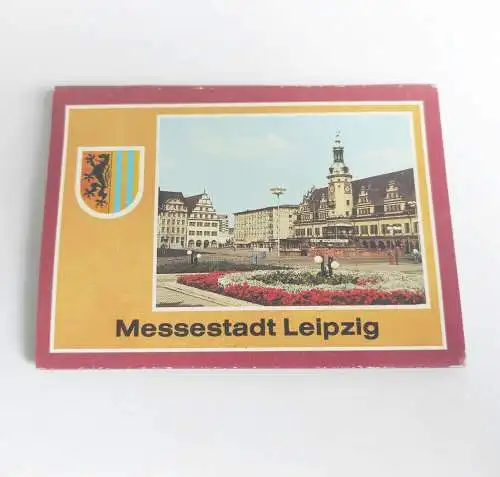 Leporello Messestadt Leipzig 21 Bilder DDR 1984