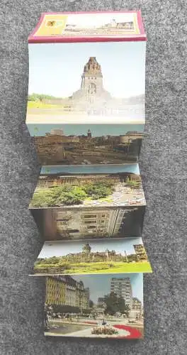 Leporello Messestadt Leipzig 21 Bilder DDR 1984