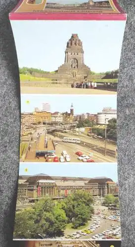Leporello Messestadt Leipzig 21 Bilder DDR 1984