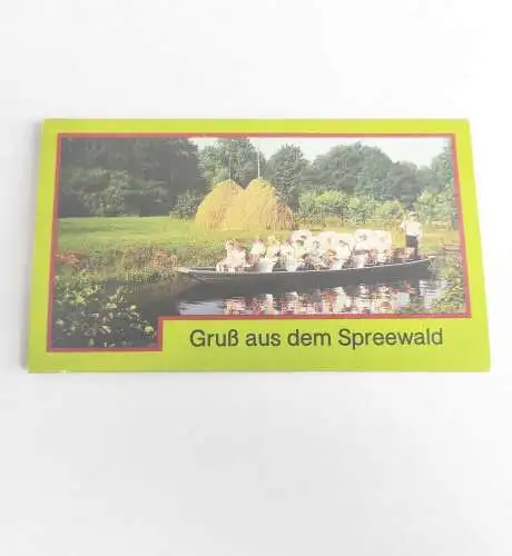 Gruß aus dem Spreewald Leporello 8 Bilder 1985