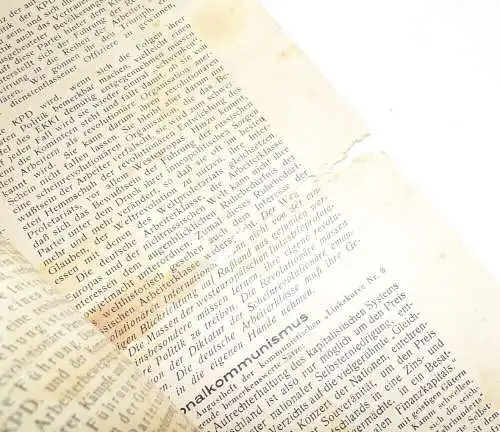 Marxistische Arbeiter Zeitung Der Rote Kämpfer Nummer 9 von 1931 Kommunisten 