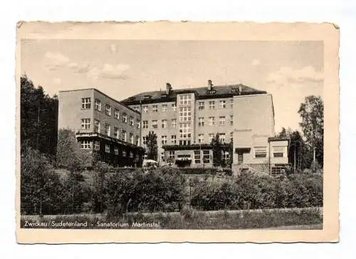 Ak Zwickau in Böhmen Sudetengau Sanatorium Martinstal CZ 5 Karten Cvikov