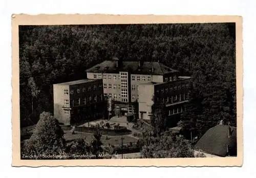 Ak Zwickau in Böhmen Sudetengau Sanatorium Martinstal CZ 5 Karten Cvikov