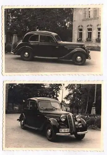 Fotografie BMW 326 Auto PKW 2 Fotos Oldtimer PKW 1950er