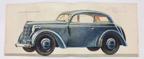 Alte Broschur Opel Kadett Limousine Cabriolet um 1936 Oldtimer