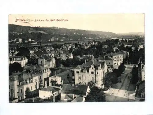 Ak Blasewitz Blick von der heiligen Geistkirche 1909