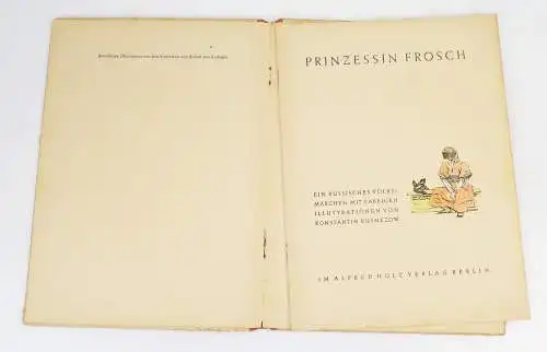 Prinzessin Frosch Russisches Volksmärchen Konstantin Kusnezow 1947