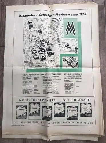 Neues Deutschland DDR Zeitschrift 1962 Leipziger Herbstmesse