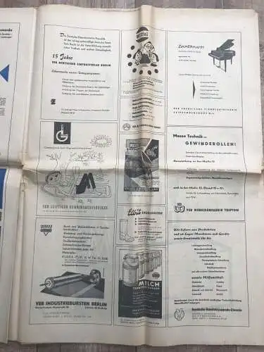 Neues Deutschland DDR Zeitschrift Berlin März 1961