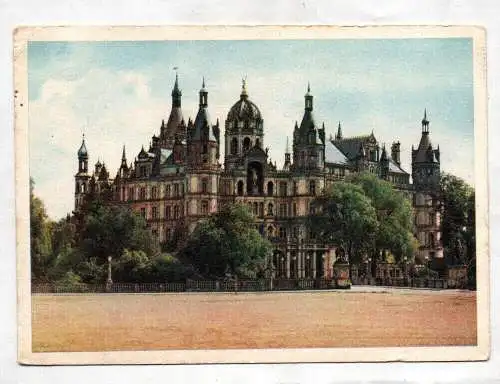 Ak Schwerin Mecklenburg Schloß Ansichtskarte