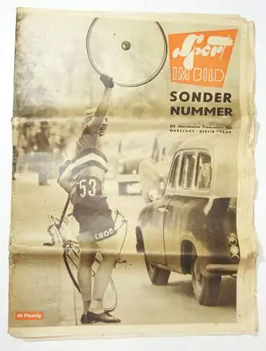 DDR Sport im Bild Sondernummer Friedensfahrt 1961 Warschau-Berlin-Prag