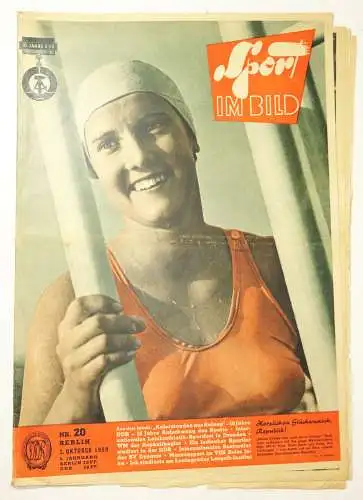 DDR Sport im Bild 20 / 1959 drei WM Titel Harbig-Pokal 10 Jahrestag VR China 